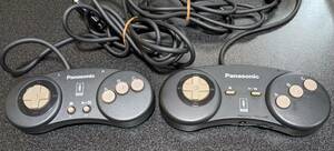 3DO REAL コントローラー Panasonic パナソニック FZ-JP1X/FZ-JP2X コントロールパッド まとめて2個セット