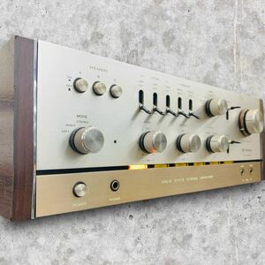 ●美品 銘機●TRIO KA-8004 トリオ 現JVCケンウッド プリメインアンプ プリアンプ 木目パネル オーディオ機器 音響機器 当時の最高級モデル