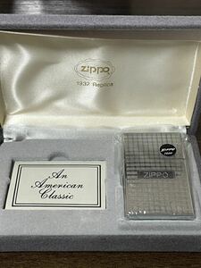 zippo 1932 REPLICA ORIGINAL 初期型 1932 レプリカ オリジナル silver シルバー 両面 特殊加工品 年代物 外ヒンジ デットストック