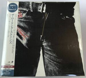 レア 美盤 高音質100% Pure LP帯付 ローリングストーンズ ROLLING STONES STICKY FINGERS Japan LIMITED 180gram UIJY-90001 Andy Warhol