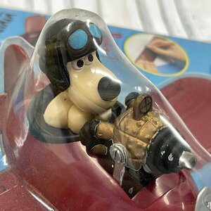 m002 D3(60) 未開封 Wallace&Gromit ウォレスとグルミット 飛行機型 フィギュア 文房具