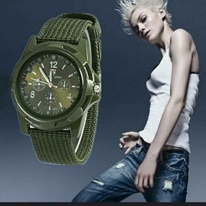 新品 腕時計 軍事モデル 緑　60