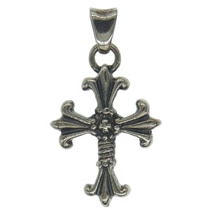 TRAVIS WALKER トラヴィスワーカー DOUBLE CROSS CHARM ダブルクロス チャーム ペンダントトップ シルバー系【中古】