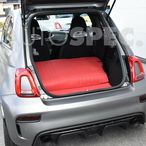 ABARTH　500 595 695　ラゲッジ カバー レッド　CABANA　イタリア　PVC レザー　アバルト　後部座席　カバナ　トランク シート