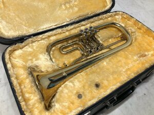 Amati Kraslice アマティ フリューゲルホルン ロータリー式 管楽器 ケース付属●F032T427