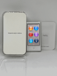 【新品バッテリー交換済み nanoシリーズ最終モデル】 Apple iPod nano 第7世代 16GB シルバー 中古品 【完動品 生産終了品 1円スタート】