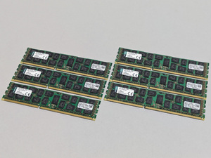 1600MHz 16GB 6枚組 合計 96GB MacPro用メモリー 2009 2010 2012 2013 モデル用 240pin DDR3 12800R RDIMM ECC 動作確認済 #0518A