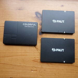 SSD×３（160GB×１，120×２）