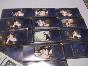 ☆　ガクト　Gackt　original premium card Ver.5青　【　トレカ　フォトカード 10枚セット♪美品♪台紙付　】 オリジナルプレミアムカード