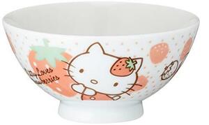 サンリオ(SANRIO) 「 Hello Kitty(ハローキティ) 」 いちごキティ お茶碗 直径11cm 白 302531