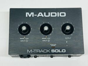 ★M-AUDIO M-TRACK SOLO USB オーディオインターフェース 未チェック 現状品 管理番号04063