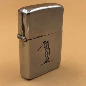 ジッポー ZIPPO ライター スクエアヘッド ゴルファー ３バレル 1947年～1949年 ニッケルシルバーインナー