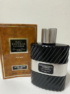 クリスチャン ディオール オー ソバージュ エクストリーム EAU SAUVAGE EXTREME 50ml 残量たっぷり　アフターシェーブローション　レア