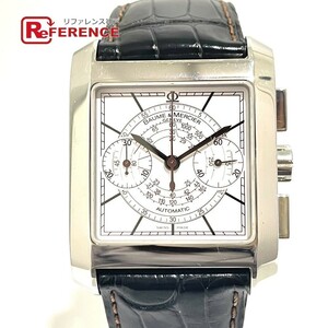 Baume & Mercier ボーム＆メルシエ MOA08607 ハンプトンクラシック クロノグラフ 自動巻き 腕時計 SS シルバー メンズ【中古】