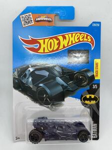 2台　ホットウィール 　バットマン　ダークナイト　バットモービル　ネイビー　ブラック　THE DARK KNIGHT BATMOBILE　 Hot Wheels US