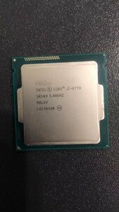 CPU インテル Intel Core I7-4770 プロセッサー 中古 動作未確認 ジャンク品 - A400