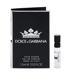 K (キング) バイ ドルチェ＆ガッバーナ (チューブサンプル) EDP・SP 1.5ml 香水 フレグランス K BY DOLCE＆GABBANA 新品 未使用