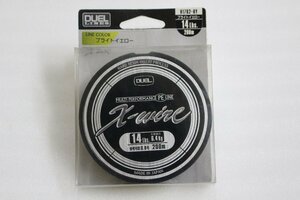 ◎デュエル Xワイヤー 200ｍ 0.8号 14ｌｂ ブライトイエロー【未使用品】◎