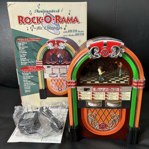 激レア★Mr.Christmas ミスタークリスマス/「Rock-O-Rama」JUKEBOX　AM/FMラジオ付 ジュークボックス １２曲★