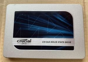 【使用時間1331時間】crucial MX500 500GB CT500MX500SSD1 2.5 SATA SSD 44