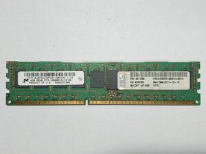 中古品★Micron サーバー用メモリ 4GB 2Rx8 PC3-10600R-9-10-B0★4G×1枚 計4GB
