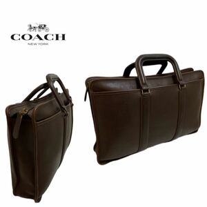 OLD COACH オールドコーチ COACH VINTAGE コーチ ヴィンテージ MADE IN USA 0263-308 レザーブリーフケース ビジネスバッグ アーカイブ