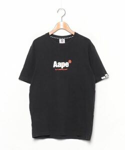 「AAPE BY A BATHING APE」 半袖Tシャツ M ブラック メンズ