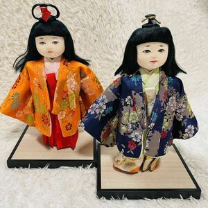 超希少！コレクター所蔵品 アンティーク 抱き人形 玩具 雛人形 日本人形 市松人形 着物 昭和レトロ 和装 置物 女の子 男の子 セット