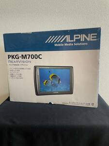 １円スタート　アルパイン(ALPINE) リアビジョン 7型WVGAアーム取付け型 PKG-M700C 展示品メーカー点検済み