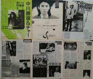 中川勝彦さん 切り抜き8P（1985年～）中川翔子父 CHAR