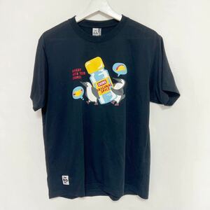 CHUMS チャムス 半袖 Tシャツ フレイムリターダント CH01-2186 M ブラック 未使用