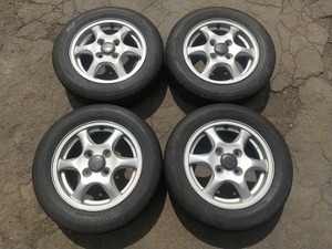 スバル　純正　アルミホイール 13インチ PCD100 4穴 ヴィヴィオ RX-R ミラ 155/65R13