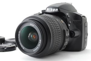 Nikon ニコン D3200 レンズキット 新品SD32GB付き iPhone転送 ショット数3665回