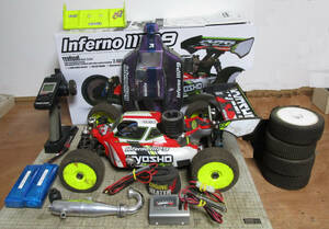 京商 Inferno MP9 TKI4 RTR 1/8 GPバギー アップグレードパーツ多数換装