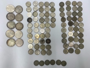 【7386-7542】100円銀貨・1000円銀貨まとめ　100枚総額19000円　約630.9ｇ　昭和39年 東京オリンピック・鳳凰・稲穂　記念硬貨