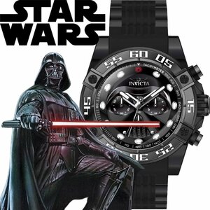 【定価15万→1円】公式スターウォーズ特別限定モデル ダースベーダー 世界限定1977本 100m防水 セイコー製ムーブ搭載 メンズ腕時計 INVICTA