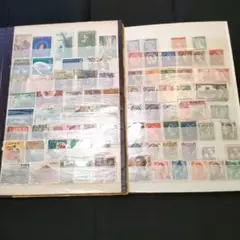 使用済み昔の外国切手　日本の切手