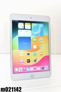 白ロム SIMフリー au SIMロック解除済 Apple iPad mini5 Wi-Fi+Cellular 64GB iPadOS17.1.1 シルバー MUX62J/A 初期化済 【m021142】