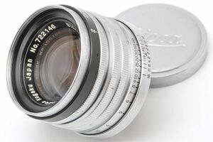 NIKKOR-H・C 5cm F2 ニッコール Ｈ・Ｃ 黒帯 Lマウント L39 日本光学 Nippon Kogaku ニコン Nikon NIKKOR 5/2 Leica ライカ Leitz ライツ