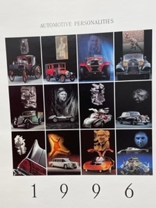 アンティーク　自動車カレンダー　メルセデスベンツ　Mercedes　Benz 名車写真集カレンダー1996年度版　レトロ　壁掛　ポスター