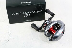 SHIMANO シマノ CHRONARCH 14 クロナーク CI4+ 150HG ベイトリール 右ハンドル 釣り具 釣具 箱あり K008