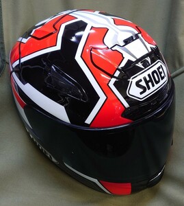 SHOEI X-TWELVE MARQUEZ 57-58㎝/Mサイズ フルフェイス ヘルメット スモークシールド付 X-12 マルケス