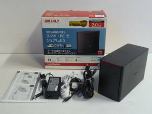 美品 BUFFALO バッファロー LinkStation NAS ネットワークHDD LS220D0202C 2TB