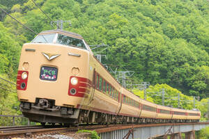 鉄道 デジ 写真 画像 381系 国鉄色 特急やくも 44