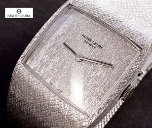 1970年代　ビンテージ　FAVRE-LEUBA■ファーブル・ルーバ　手巻■メンズ腕時計消費税なし