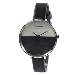 カルバンクライン 腕時計 レディース cK Calvin Klein RISE ライズ ブラック×シルバー K7A231C3