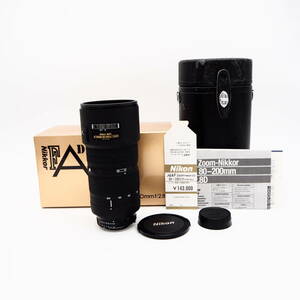 【美品】Nikon AF Zoom NIKKOR ED 80-200㎜ F2.8 D 元箱・ケース付き ニコン