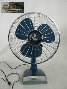 蔵出◆ 扇風機 FUJI SILENT FAN 富士電機 FKS3061 底に楕円ラベル 希少 美品 動作品 ◆ サイレントファン アンティーク 昭和レトロ 