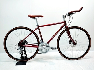 ▼▼訳アリ ラレー RALEIGH RADFORD TRADITIONAL 2022年モデル クロモリ クロスバイク 440サイズ 3×8速 キャニオンレッド