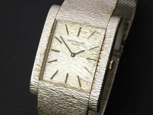 6278 希少売切り☆ PATEK PHILIPPE GONDOLO 18K 750 WG REF.3553 83g パテックフィリップ ゴンドーロ ホワイトゴールド 手巻き 腕時計